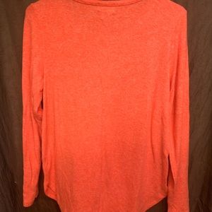 Old Navy Orange Long Sleeve Sweater